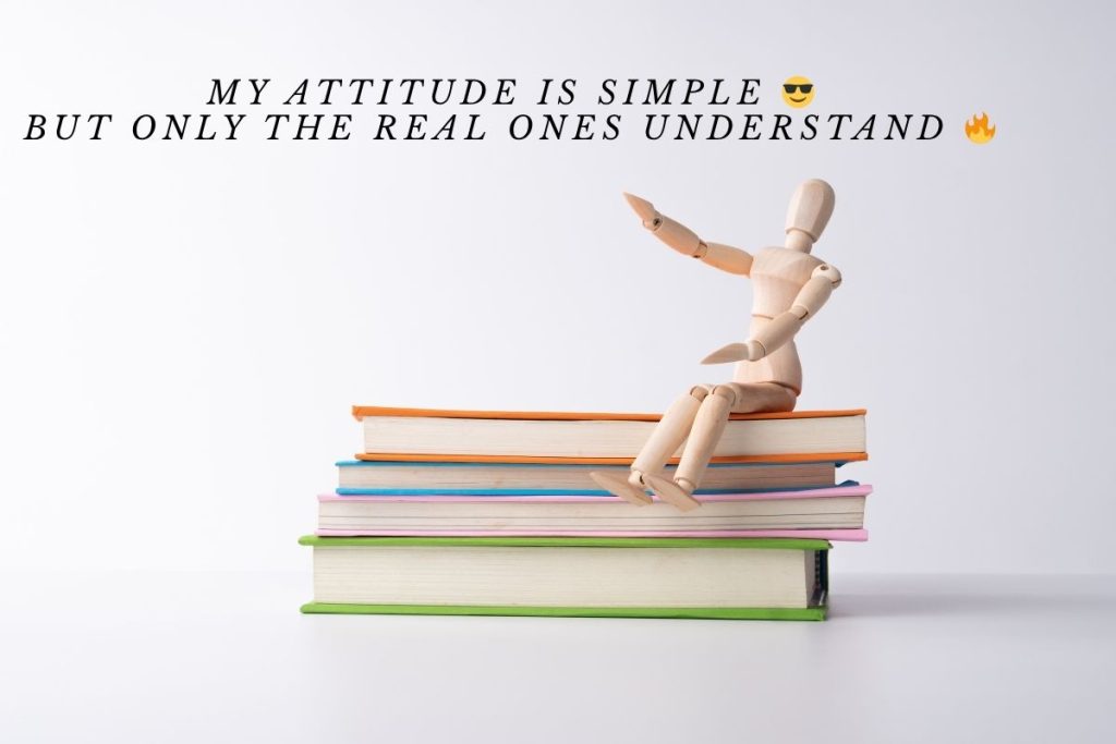 Attitude shayari with Emoji in English